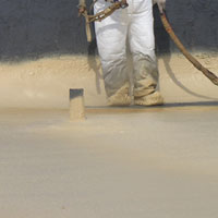seamless, protective Charleston foam roofing